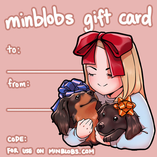 Minblobs Gift Card