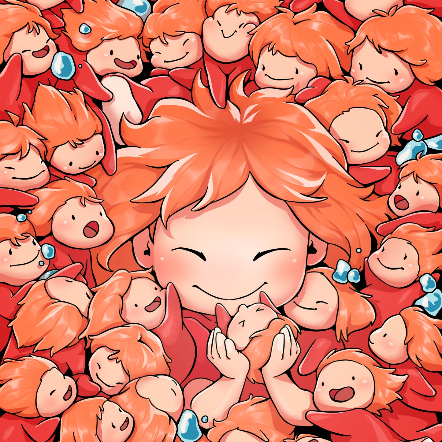 Ponyo Stack Print