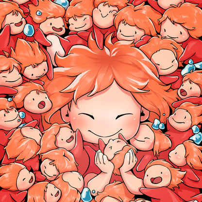 Ponyo Stack Print