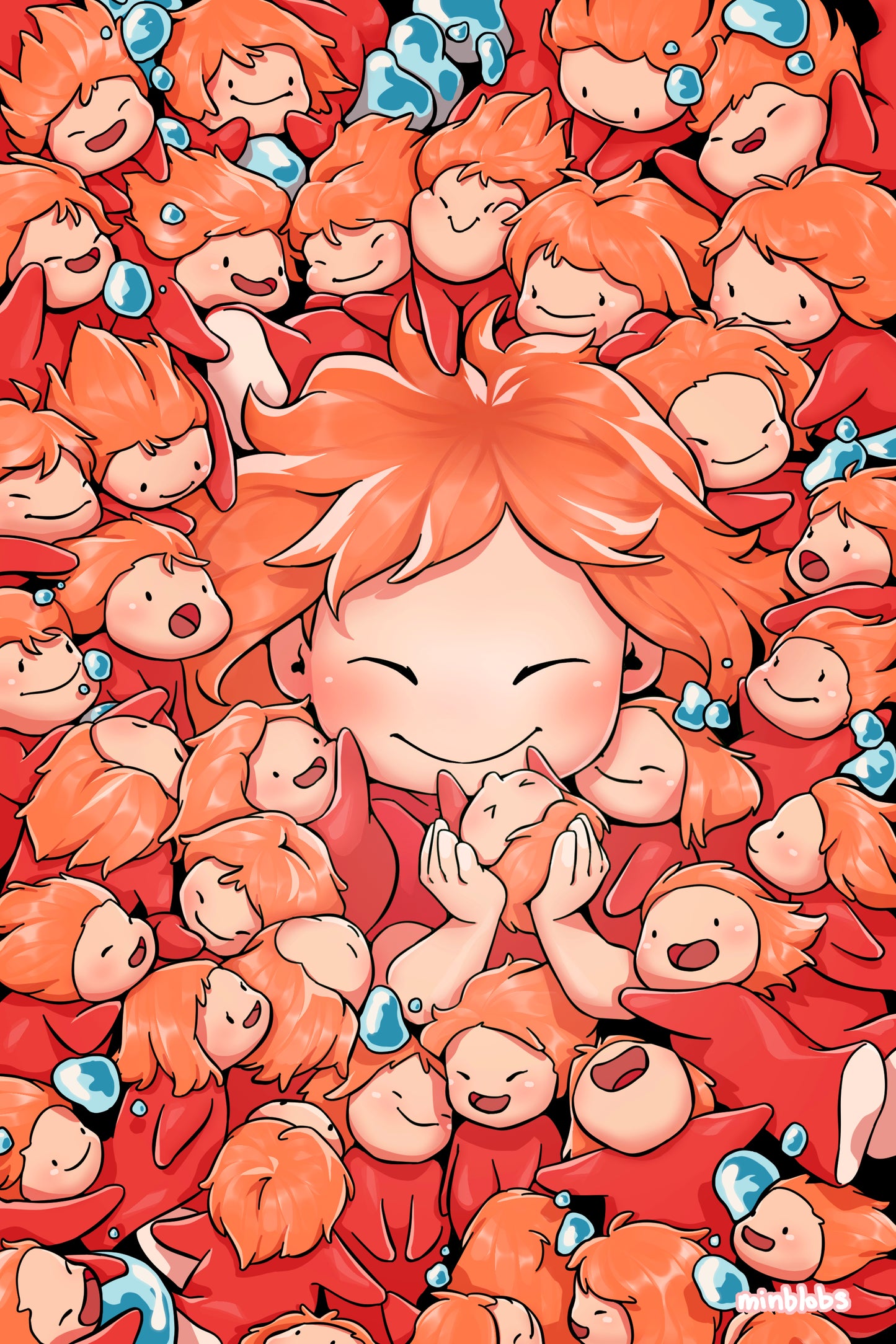 Ponyo Stack Print