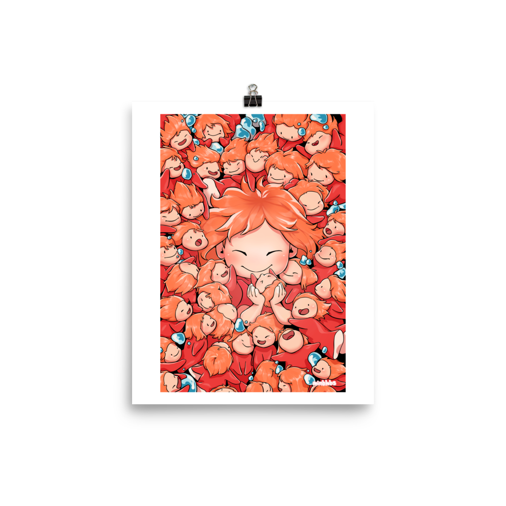 Ponyo Stack Print