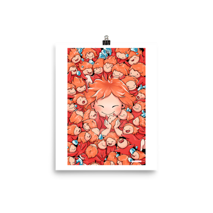 Ponyo Stack Print